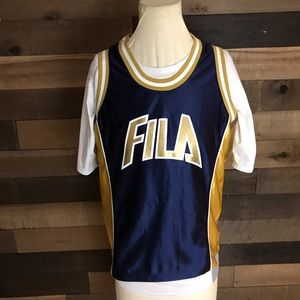 Fila for‎ urban outfitters basketball jersey small